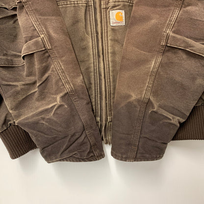 【現状渡し品】【メンズ】 102360-201 メキシコ製 FULL SWING SHERPA-LINED ARMSTRONG ACTIVE JACKET フルスイングシェルパラインドアームストロングアクティブジャケット 146-260307-tt-09-izu サイズ：XL カラー：ブラウン 万代Net店