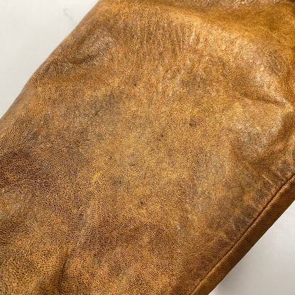 【現状渡し品】【メンズ】 VINTAGE イングランド製 BOHEMIAN PATTERN LEATHER JACKET ボヘミアン パターン レザー ジャケット アウター 146-260305-cs-03-izu サイズ：S カラー：ブラウン 万代Net店