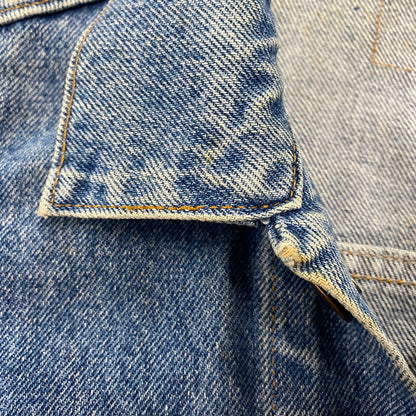 【現状渡し品】【メンズ】 刻印523 USA製 推定90’S DENIM JACKET デニム ジャケット アウター 146-260305-cs-05-izu サイズ：S カラー：インディゴ 万代Net店