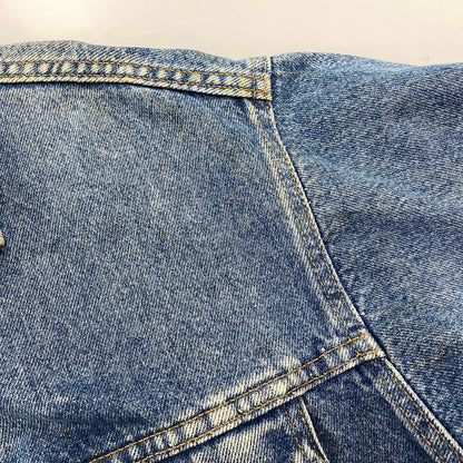 【現状渡し品】【メンズ】 刻印523 USA製 推定90’S DENIM JACKET デニム ジャケット アウター 146-260305-cs-05-izu サイズ：S カラー：インディゴ 万代Net店