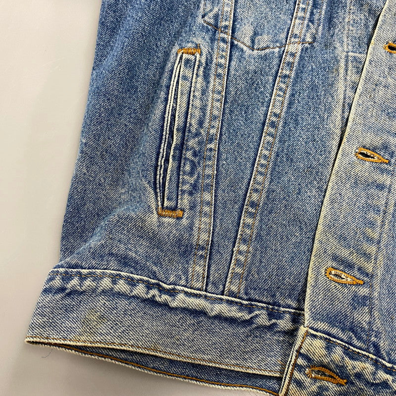 【現状渡し品】【メンズ】 刻印523 USA製 推定90’S DENIM JACKET デニム ジャケット アウター 146-260305-cs-05-izu サイズ：S カラー：インディゴ 万代Net店