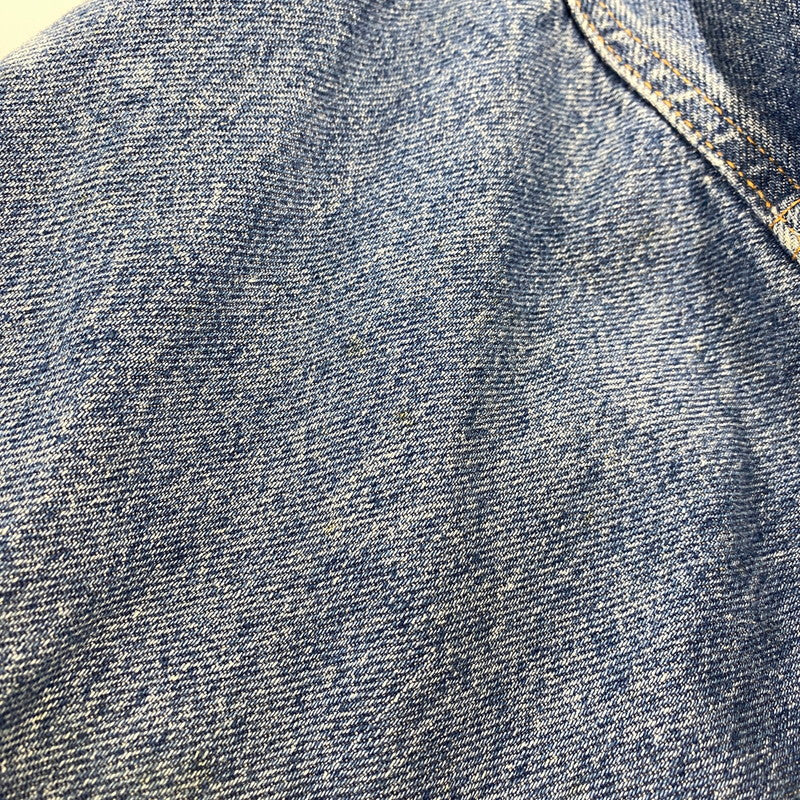 【現状渡し品】【メンズ】 刻印523 USA製 推定90’S DENIM JACKET デニム ジャケット アウター 146-260305-cs-05-izu サイズ：S カラー：インディゴ 万代Net店