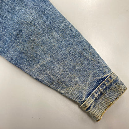 【現状渡し品】【メンズ】 刻印523 USA製 推定90’S DENIM JACKET デニム ジャケット アウター 146-260305-cs-05-izu サイズ：S カラー：インディゴ 万代Net店