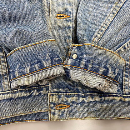 【現状渡し品】【メンズ】 刻印523 USA製 推定90’S DENIM JACKET デニム ジャケット アウター 146-260305-cs-05-izu サイズ：S カラー：インディゴ 万代Net店