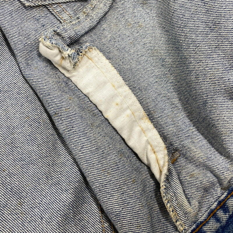 【現状渡し品】【メンズ】 刻印523 USA製 推定90’S DENIM JACKET デニム ジャケット アウター 146-260305-cs-05-izu サイズ：S カラー：インディゴ 万代Net店