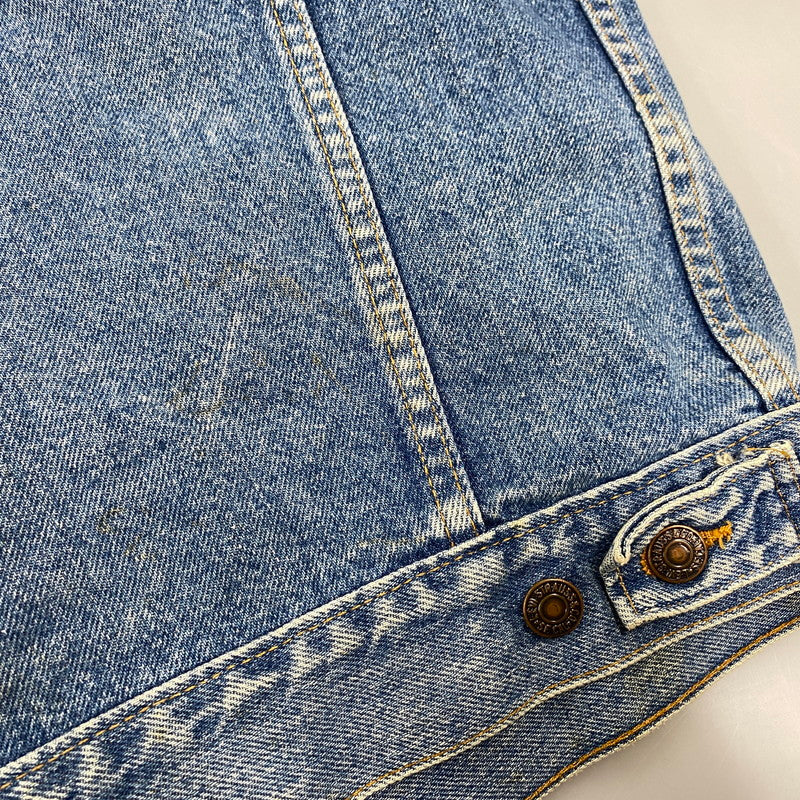 【現状渡し品】【メンズ】 刻印523 USA製 推定90’S DENIM JACKET デニム ジャケット アウター 146-260305-cs-05-izu サイズ：S カラー：インディゴ 万代Net店