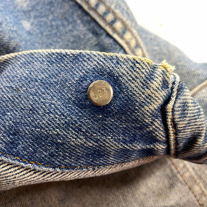 【現状渡し品】【メンズ】 刻印523 USA製 推定90’S DENIM JACKET デニム ジャケット アウター 146-260305-cs-05-izu サイズ：S カラー：インディゴ 万代Net店