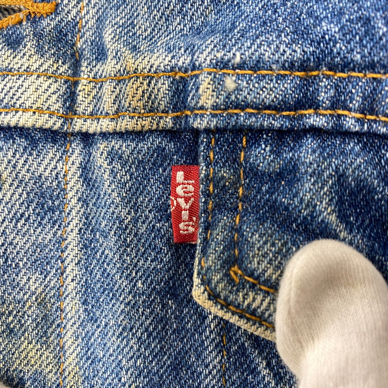 【現状渡し品】【メンズ】 刻印523 USA製 推定90’S DENIM JACKET デニム ジャケット アウター 146-260305-cs-05-izu サイズ：S カラー：インディゴ 万代Net店