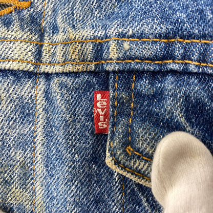 【現状渡し品】【メンズ】 刻印523 USA製 推定90’S DENIM JACKET デニム ジャケット アウター 146-260305-cs-05-izu サイズ：S カラー：インディゴ 万代Net店