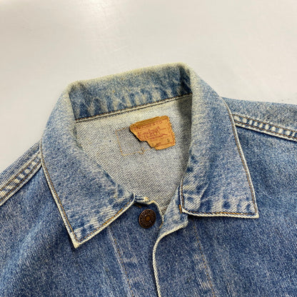 【現状渡し品】【メンズ】 刻印523 USA製 推定90’S DENIM JACKET デニム ジャケット アウター 146-260305-cs-05-izu サイズ：S カラー：インディゴ 万代Net店