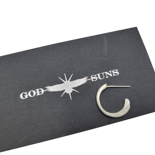 【中古品】【メンズ/レディース】 GOD SUNS ゴッドサンズ EAGLE FACE EARRINGS S（雄鷲）イーグル フェイス ピアス アクセサリー 192-260306-cs-04-izu カラー：シルバー 万代Net店