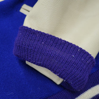 【中古品】【メンズ】 WAREHOUSE ウエアハウス × GOLDENBEAR ゴールデンベア AWARD JACKET アワードジャケット USA製 アウター 145-260306-as-32-izu サイズ：M カラー：ブルー 万代Net店