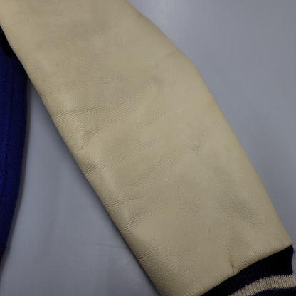 【中古品】【メンズ】 WAREHOUSE ウエアハウス × GOLDENBEAR ゴールデンベア AWARD JACKET アワードジャケット USA製 アウター 145-260306-as-32-izu サイズ：M カラー：ブルー 万代Net店