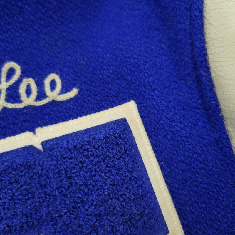 【中古品】【メンズ】 WAREHOUSE ウエアハウス × GOLDENBEAR ゴールデンベア AWARD JACKET アワードジャケット USA製 アウター 145-260306-as-32-izu サイズ：M カラー：ブルー 万代Net店