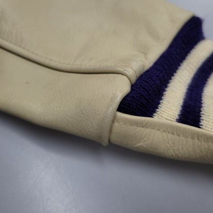 【中古品】【メンズ】 WAREHOUSE ウエアハウス × GOLDENBEAR ゴールデンベア AWARD JACKET アワードジャケット USA製 アウター 145-260306-as-32-izu サイズ：M カラー：ブルー 万代Net店