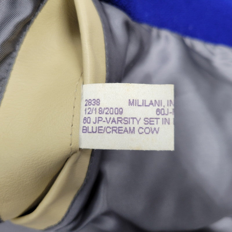 【中古品】【メンズ】 WAREHOUSE ウエアハウス × GOLDENBEAR ゴールデンベア AWARD JACKET アワードジャケット USA製 アウター 145-260306-as-32-izu サイズ：M カラー：ブルー 万代Net店