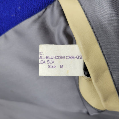 【中古品】【メンズ】 WAREHOUSE ウエアハウス × GOLDENBEAR ゴールデンベア AWARD JACKET アワードジャケット USA製 アウター 145-260306-as-32-izu サイズ：M カラー：ブルー 万代Net店