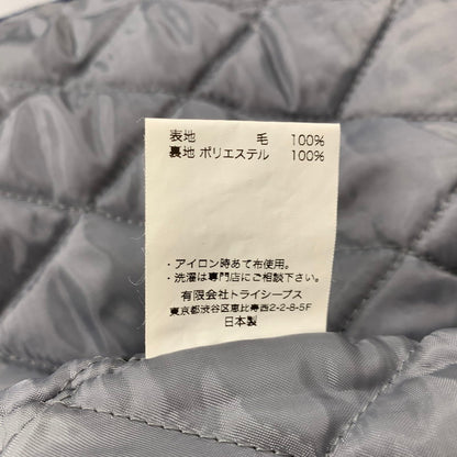 【中古品】【メンズ】 × HARRIS TWEED ハリスツイード WOOL STADIUM JACKET ウール スタジアムジャケット スタジャン 145-260306-as-23-izu サイズ：L カラー：ブルー 万代Net店