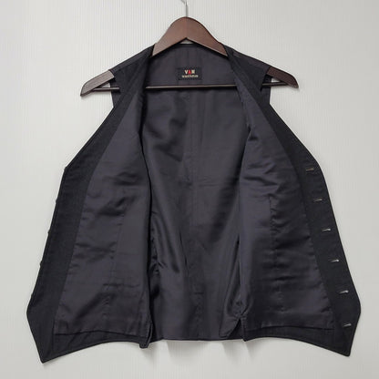 【現状渡し品】【メンズ】 VAN JACKET ヴァンヂャケット WOOL SP SUIT SET UP スーツ セットアップ 146-260306-as-28-izu サイズ：175-93-80 カラー：ブラック 万代Net店