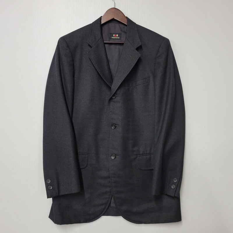 【現状渡し品】【メンズ】 VAN JACKET ヴァンヂャケット WOOL SP SUIT SET UP スーツ セットアップ 146-260306-as-28-izu サイズ：175-93-80 カラー：ブラック 万代Net店