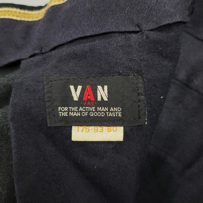 【現状渡し品】【メンズ】 VAN JACKET ヴァンヂャケット WOOL SP SUIT SET UP スーツ セットアップ 146-260306-as-28-izu サイズ：175-93-80 カラー：ブラック 万代Net店