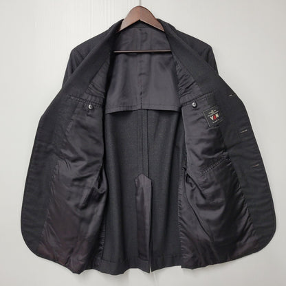【現状渡し品】【メンズ】 VAN JACKET ヴァンヂャケット WOOL SP SUIT SET UP スーツ セットアップ 146-260306-as-28-izu サイズ：175-93-80 カラー：ブラック 万代Net店