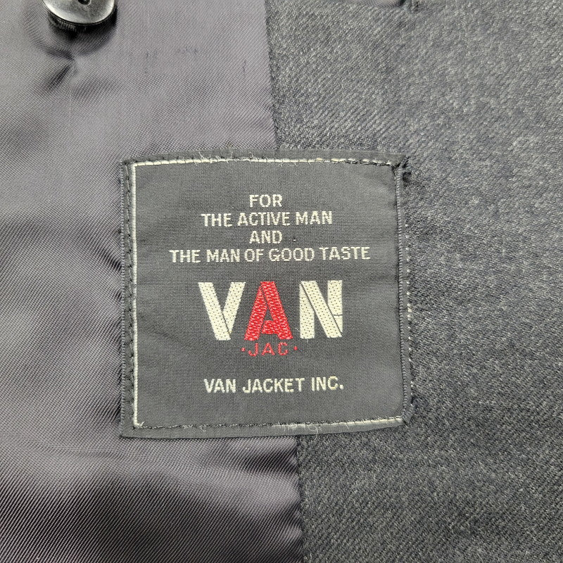 【現状渡し品】【メンズ】 VAN JACKET ヴァンヂャケット WOOL SP SUIT SET UP スーツ セットアップ 146-260306-as-28-izu サイズ：175-93-80 カラー：ブラック 万代Net店