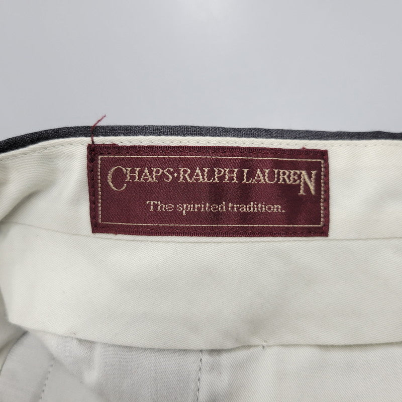 【現状渡し品】【メンズ】 CHAPS RALPH LAUREN チャップス ラルフローレン SUIT SET UP PM1-SPAP-KM-3-0221 スーツ セットアップ 146-260306-as-27-izu サイズ：C-94 W-82 T-175 カラー：グレー 万代Net店