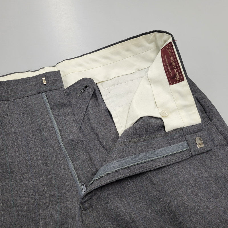 【現状渡し品】【メンズ】 CHAPS RALPH LAUREN チャップス ラルフローレン SUIT SET UP PM1-SPAP-KM-3-0221 スーツ セットアップ 146-260306-as-27-izu サイズ：C-94 W-82 T-175 カラー：グレー 万代Net店