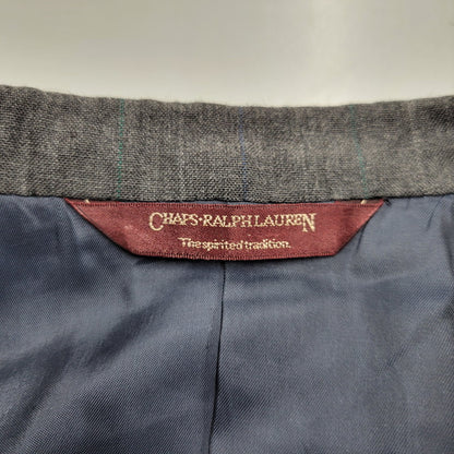 【現状渡し品】【メンズ】 CHAPS RALPH LAUREN チャップス ラルフローレン SUIT SET UP PM1-SPAP-KM-3-0221 スーツ セットアップ 146-260306-as-27-izu サイズ：C-94 W-82 T-175 カラー：グレー 万代Net店