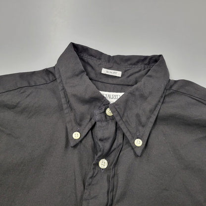 【中古品】【メンズ】 SLIM FIT BD LS SHIRT スリム フィット タンダウン ロングスリーブ シャツ トップス 長袖 141-260311-kh-11-izu サイズ：15-32 カラー：ブラック 万代Net店