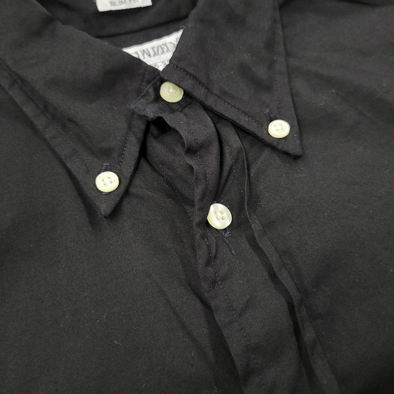 【中古品】【メンズ】 SLIM FIT BD LS SHIRT スリム フィット タンダウン ロングスリーブ シャツ トップス 長袖 141-260311-kh-11-izu サイズ：15-32 カラー：ブラック 万代Net店