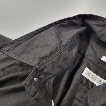 【中古品】【メンズ】 SLIM FIT BD LS SHIRT スリム フィット タンダウン ロングスリーブ シャツ トップス 長袖 141-260311-kh-11-izu サイズ：15-32 カラー：ブラック 万代Net店