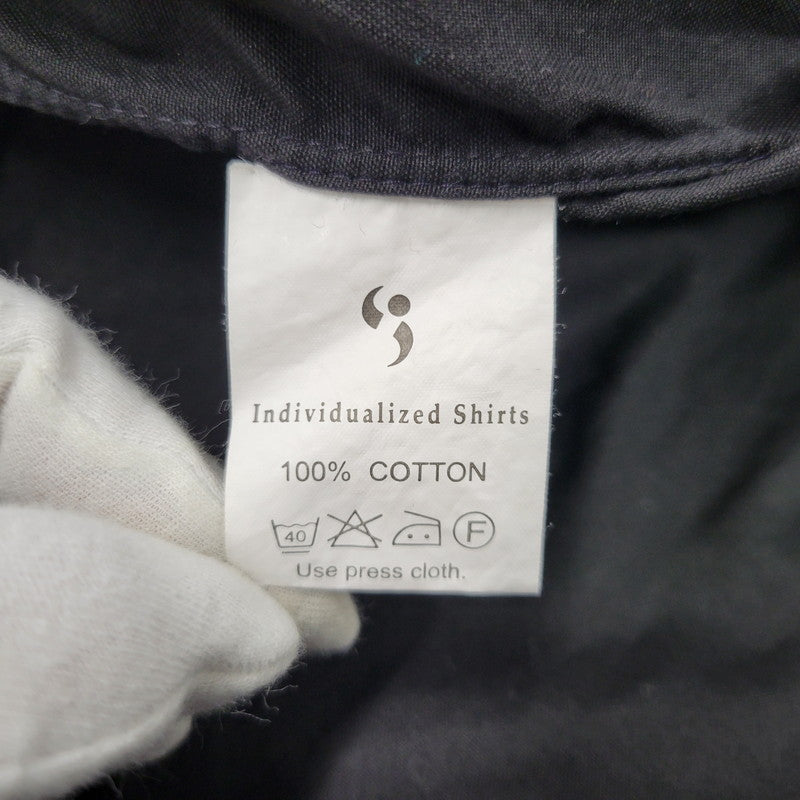 【中古品】【メンズ】 SLIM FIT BD LS SHIRT スリム フィット タンダウン ロングスリーブ シャツ トップス 長袖 141-260311-kh-11-izu サイズ：15-32 カラー：ブラック 万代Net店