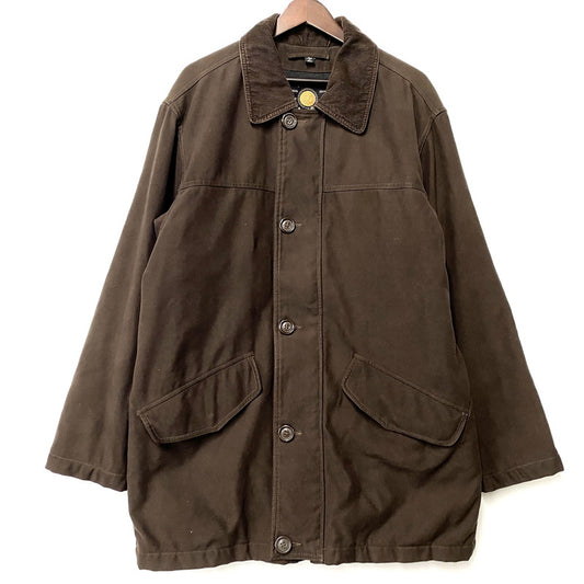 【中古品】【メンズ】 BELFE&BELFE ベルフェ アンド ベルフェG21637-60406 イタリア製 ステンカラーコート アウター 146-260311-ya-20-izu サイズ：下記参照 カラー：BROWN 万代Net店
