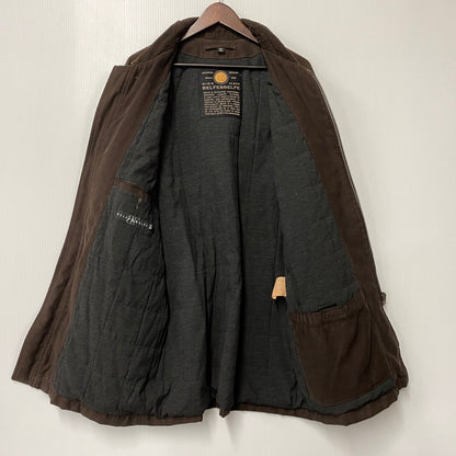 【中古品】【メンズ】 BELFE&BELFE ベルフェ アンド ベルフェG21637-60406 イタリア製 ステンカラーコート アウター 146-260311-ya-20-izu サイズ：下記参照 カラー：BROWN 万代Net店