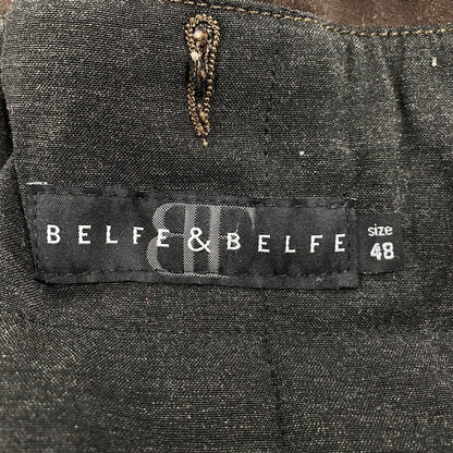 【中古品】【メンズ】 BELFE&BELFE ベルフェ アンド ベルフェG21637-60406 イタリア製 ステンカラーコート アウター 146-260311-ya-20-izu サイズ：下記参照 カラー：BROWN 万代Net店