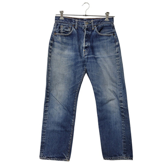 【現状渡し品】【メンズ】 刻印8 赤耳 不均等V 足長R 並行ステッチ ポケット裏シングル 裾チェーン BIG-E 前期 501 DENIM PANTS ビッグE デニム パンツ ボトムス 157-260308-kh-06-izu カラー：インディゴ 万代Net店