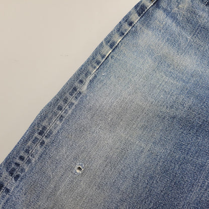 【現状渡し品】【メンズ】 刻印8 赤耳 不均等V 足長R 並行ステッチ ポケット裏シングル 裾チェーン BIG-E 前期 501 DENIM PANTS ビッグE デニム パンツ ボトムス 157-260308-kh-06-izu カラー：インディゴ 万代Net店