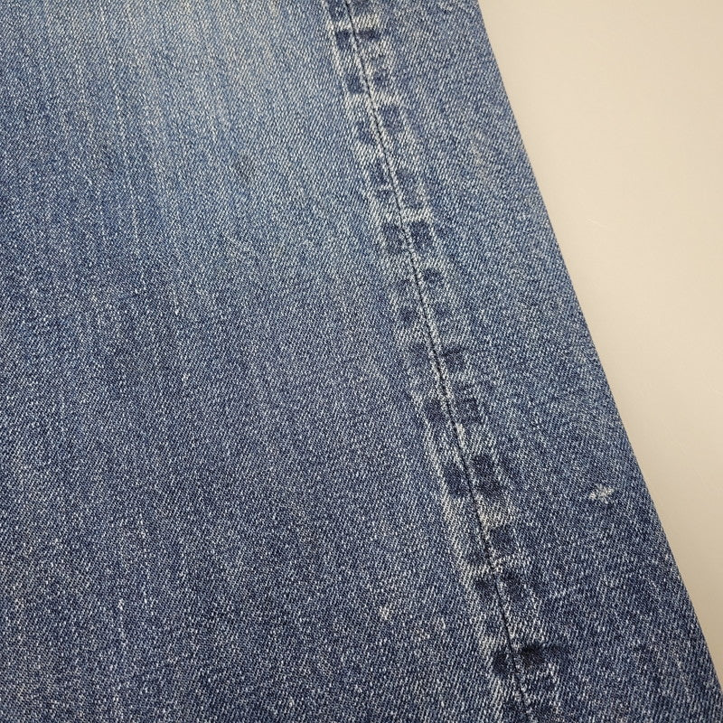 【現状渡し品】【メンズ】 刻印8 赤耳 不均等V 足長R 並行ステッチ ポケット裏シングル 裾チェーン BIG-E 前期 501 DENIM PANTS ビッグE デニム パンツ ボトムス 157-260308-kh-06-izu カラー：インディゴ 万代Net店
