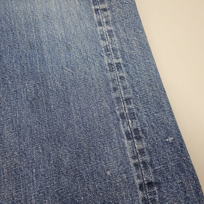 【現状渡し品】【メンズ】 刻印8 赤耳 不均等V 足長R 並行ステッチ ポケット裏シングル 裾チェーン BIG-E 前期 501 DENIM PANTS ビッグE デニム パンツ ボトムス 157-260308-kh-06-izu カラー：インディゴ 万代Net店