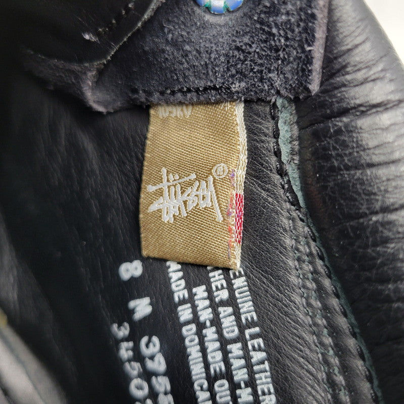【中古品】【メンズ/レディース】 STUSSY×TIMBERLAND ステューシー×ティンバーランド 39585 30周年記念 4 EYELET CHUKKA BOOT フォー アイレット チャッカ ブーツ シューズ 靴 164-260306-cs-09-izu サイズ：US8 カラー：ブラック 万代Net店