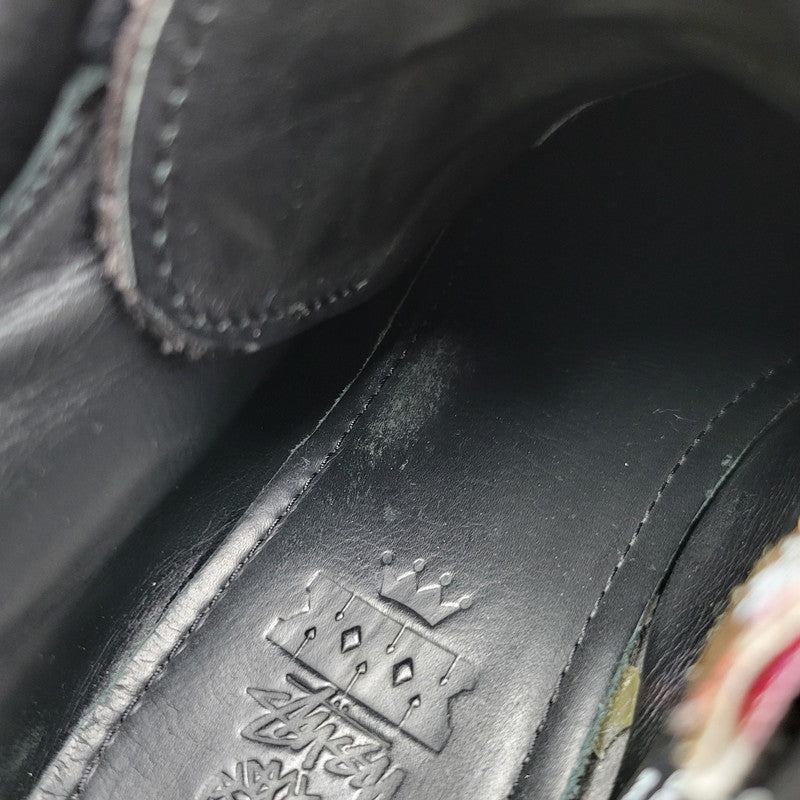 【中古品】【メンズ/レディース】 STUSSY×TIMBERLAND ステューシー×ティンバーランド 39585 30周年記念 4 EYELET CHUKKA BOOT フォー アイレット チャッカ ブーツ シューズ 靴 164-260306-cs-09-izu サイズ：US8 カラー：ブラック 万代Net店