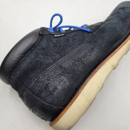 【中古品】【メンズ/レディース】 STUSSY×TIMBERLAND ステューシー×ティンバーランド 39585 30周年記念 4 EYELET CHUKKA BOOT フォー アイレット チャッカ ブーツ シューズ 靴 164-260306-cs-09-izu サイズ：US8 カラー：ブラック 万代Net店