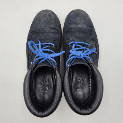 【中古品】【メンズ/レディース】 STUSSY×TIMBERLAND ステューシー×ティンバーランド 39585 30周年記念 4 EYELET CHUKKA BOOT フォー アイレット チャッカ ブーツ シューズ 靴 164-260306-cs-09-izu サイズ：US8 カラー：ブラック 万代Net店