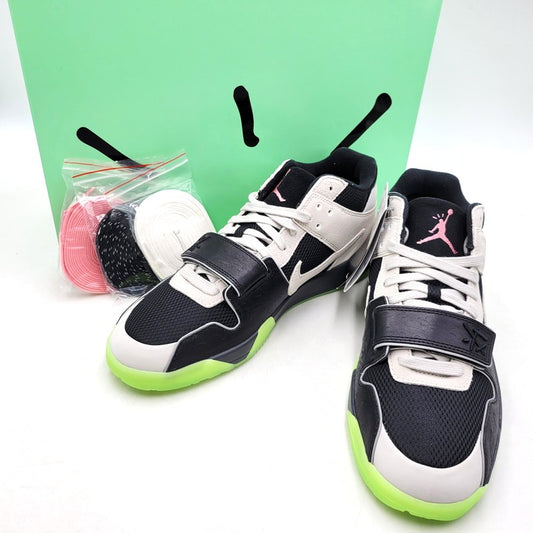 【中古美品】【メンズ】 NIKE×TRAVIS SCOTT×CHASE B ナイキ×トラヴィススコット×チェイスビー IH7971-001 JUMPMAN JACK TR CJ1 T-REXX ジャンプマン ジャック スニーカー シューズ 靴 160-260306-cs-05-izu サイズ：29.5cm カラー：BLACK/NIGHT SILVER-ANTHRACITE 万代Net店