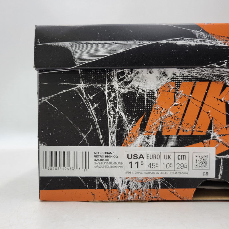 【中古品】【メンズ】 DZ5485-008 AIR JORDAN 1 RETRO HIGH OG エア ジョーダン ワン レトロ ハイ オリジナル スニーカー シューズ 靴 160-260306-cs-06-izu サイズ：29.5cm カラー：BLACK/BLACK-SAIL STARFISH 万代Net店