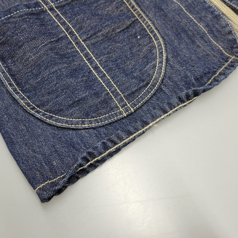 【中古品】【メンズ】 YAMANE ヤマネ DENIM COVER ALL LOT3006 デニム カバーオール ジャケット アウター 145-260306-as-30-izu サイズ：42-44 カラー：インディゴ 万代Net店