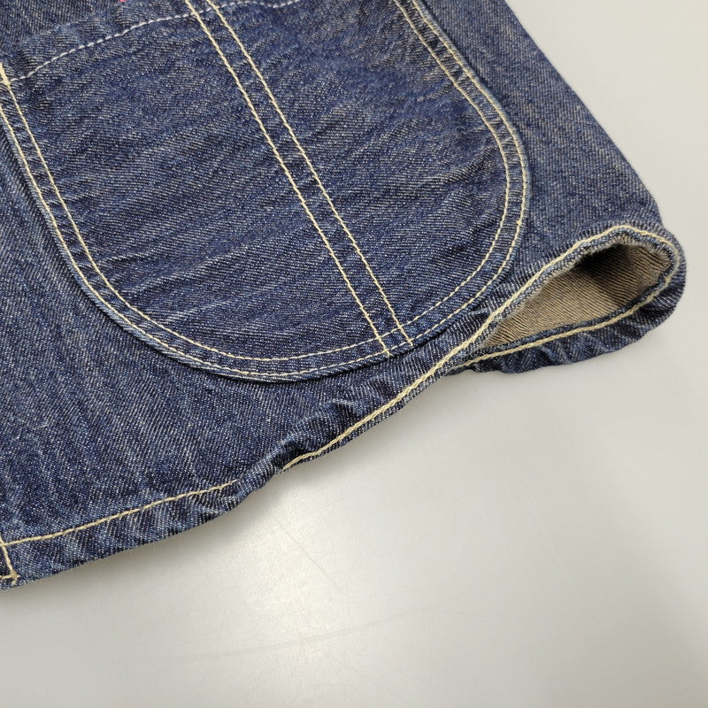 【中古品】【メンズ】 YAMANE ヤマネ DENIM COVER ALL LOT3006 デニム カバーオール ジャケット アウター 145-260306-as-30-izu サイズ：42-44 カラー：インディゴ 万代Net店