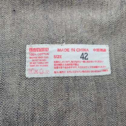 【中古品】【メンズ】 YAMANE ヤマネ DENIM COVER ALL LOT3006 デニム カバーオール ジャケット アウター 145-260306-as-30-izu サイズ：42-44 カラー：インディゴ 万代Net店